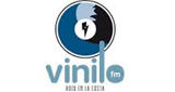 Logótipo de Vinilo Rock en la Costa FM 107.1