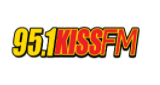 Logotipo de 95.1 Kiss FM Southern Tagalog