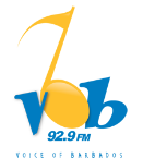 Logotipo de VOB 92.9 FM
