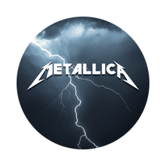 Logotipo de Open FM / 100% Metallica