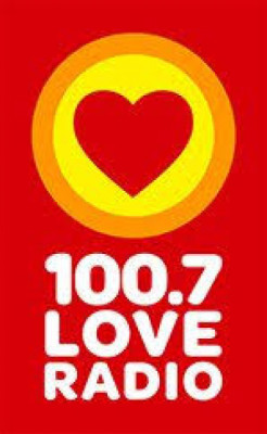 Logotipo de 100.7 Love Radio Lucena
