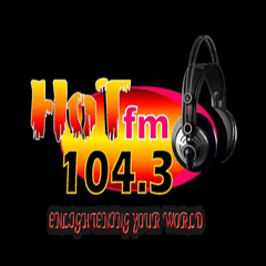 HOT FM Radio The Gambia 104.3 logo