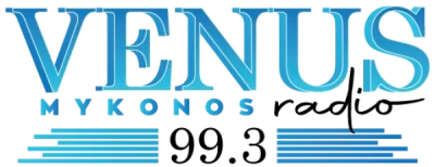 Logotipo de Venus Radio Mykonos