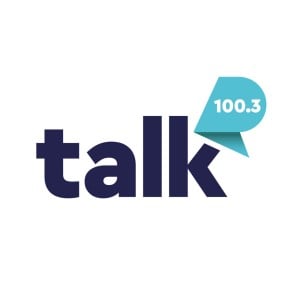 Talk 100.3 logo