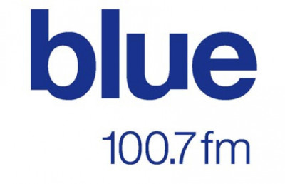 Blue 100.7 FM logo
