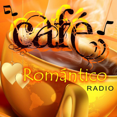 Logotipo de Café Romántico Radio