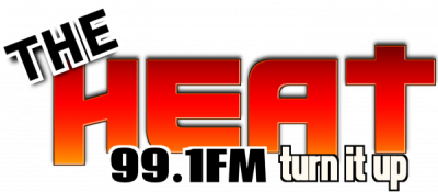 The Heat 99.1 logo